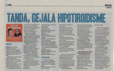 Tanda, Gejala Hipotiroidisme – HARIAN METRO