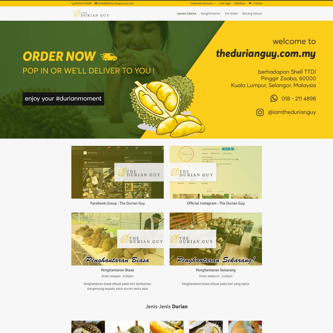 The Durian Guy, Kuala Lumpur