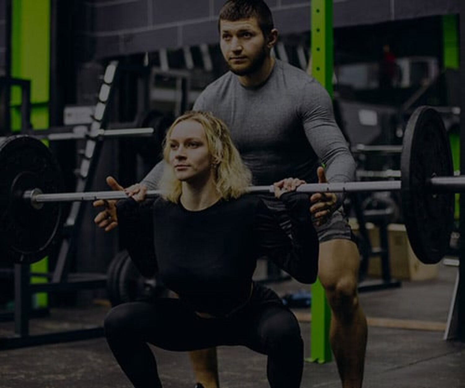 Website design idea for gym equipment