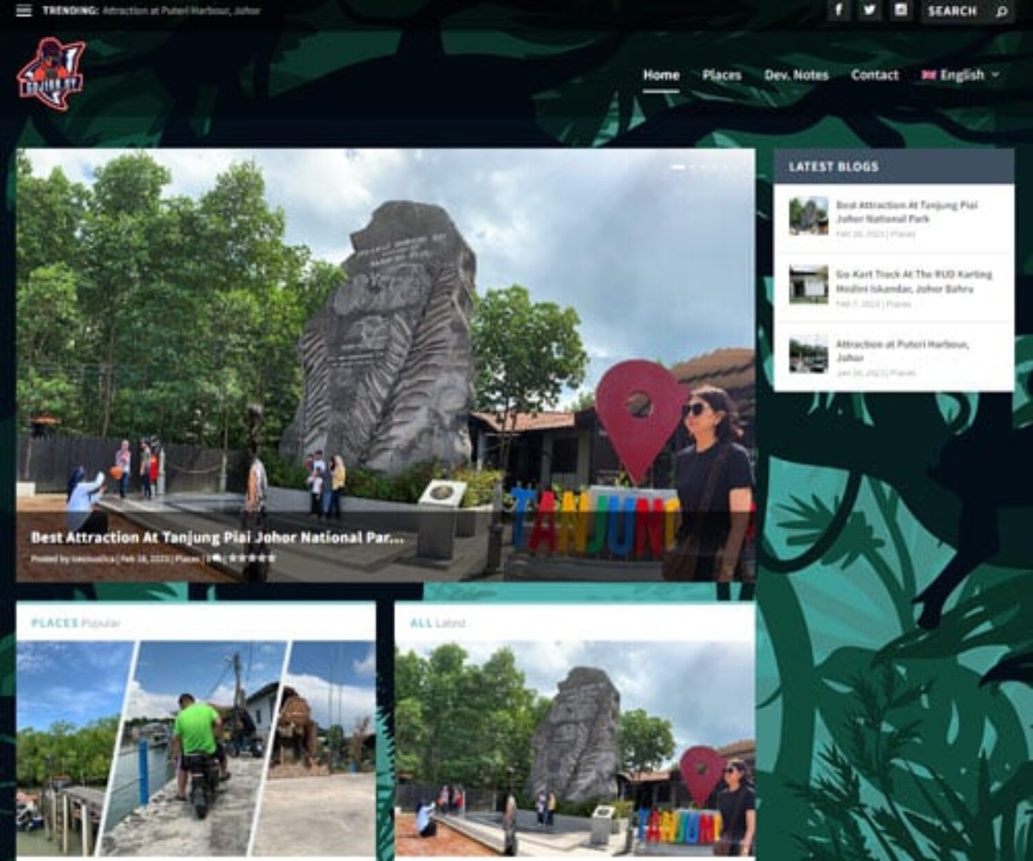 Web Design Idea For Travel Agency Website